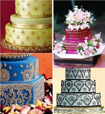 Indianinspired wedding cakes Jofti's Blog Creations